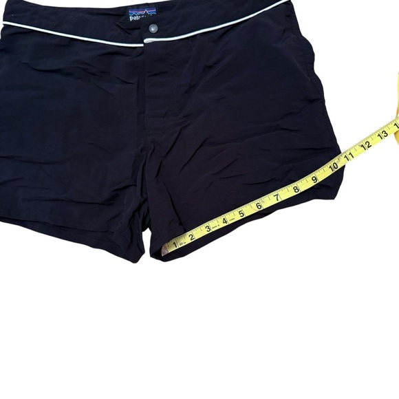Patagonia Vintage Button Out Boardie Swim Shorts Women’s 8 Black Y2K Surf Hawaii - Picture 5 of 8